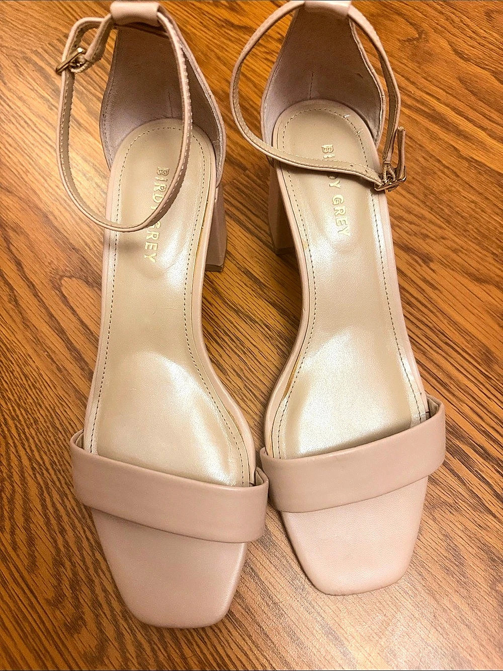 BirdyGrey Block Heel Pumps in Pink US 6